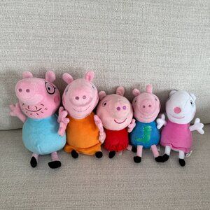 Peppa Pig Plush Family & Suzie Sheep